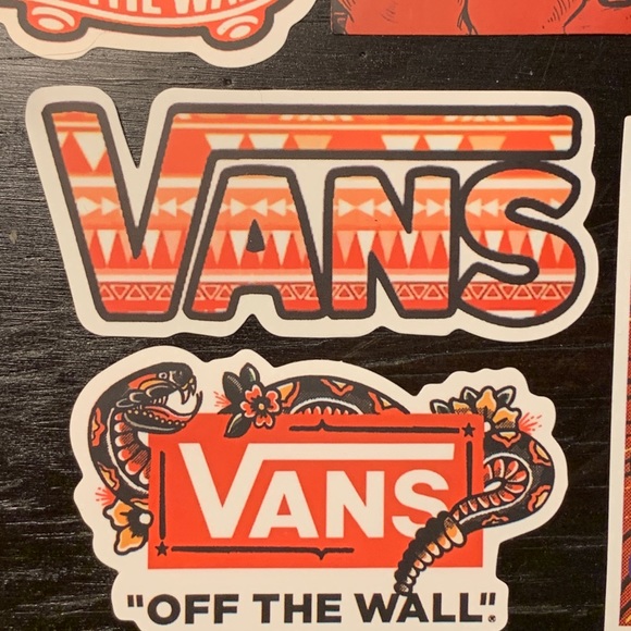 VANS Off The Wall Skate Stickers Decals 12pk - Picture 2 of 4